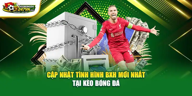 Cập nhật tình hình BXH mới nhất tại Kèo bóng đá