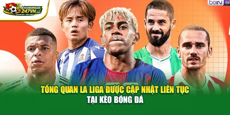 Tổng quan La Liga được cập nhật liên tục tại Kèo Bóng Đá